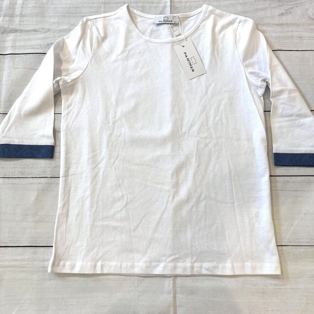 🆕NWT Panther White Cotton Tee